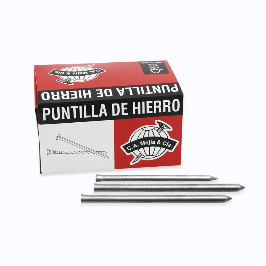 CLAVO DE HIERRO SIN CABEZA  2" X 2,7MM (1X500GR) MEJIA