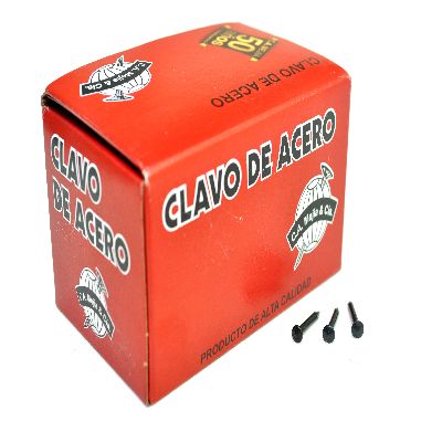 CLAVO ACERO LISO  1" X 2.0MM (1X500) MEJIA
