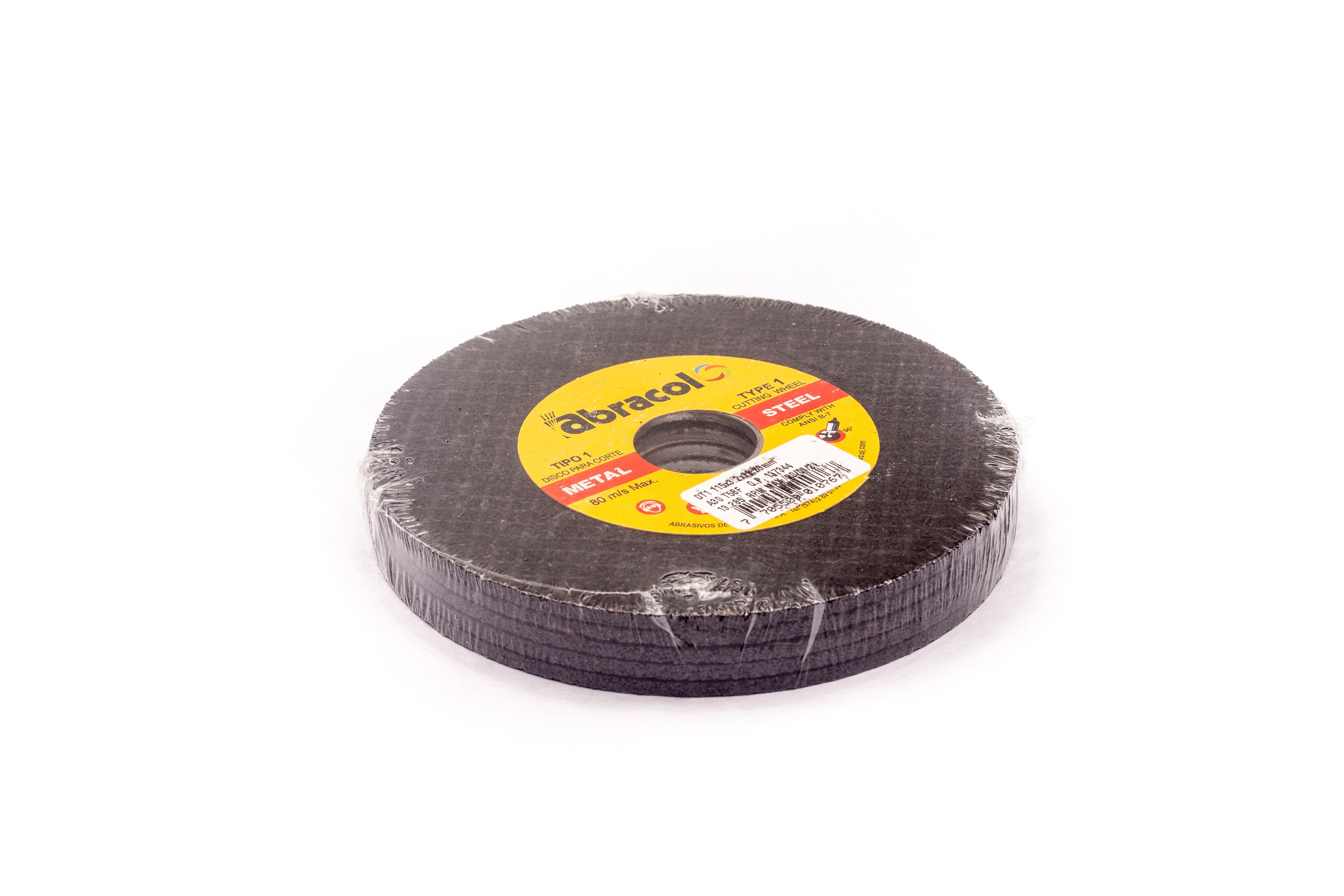 DISCO DE CORTE PLANO  7" - 180X3 (1X25) ABRACOL