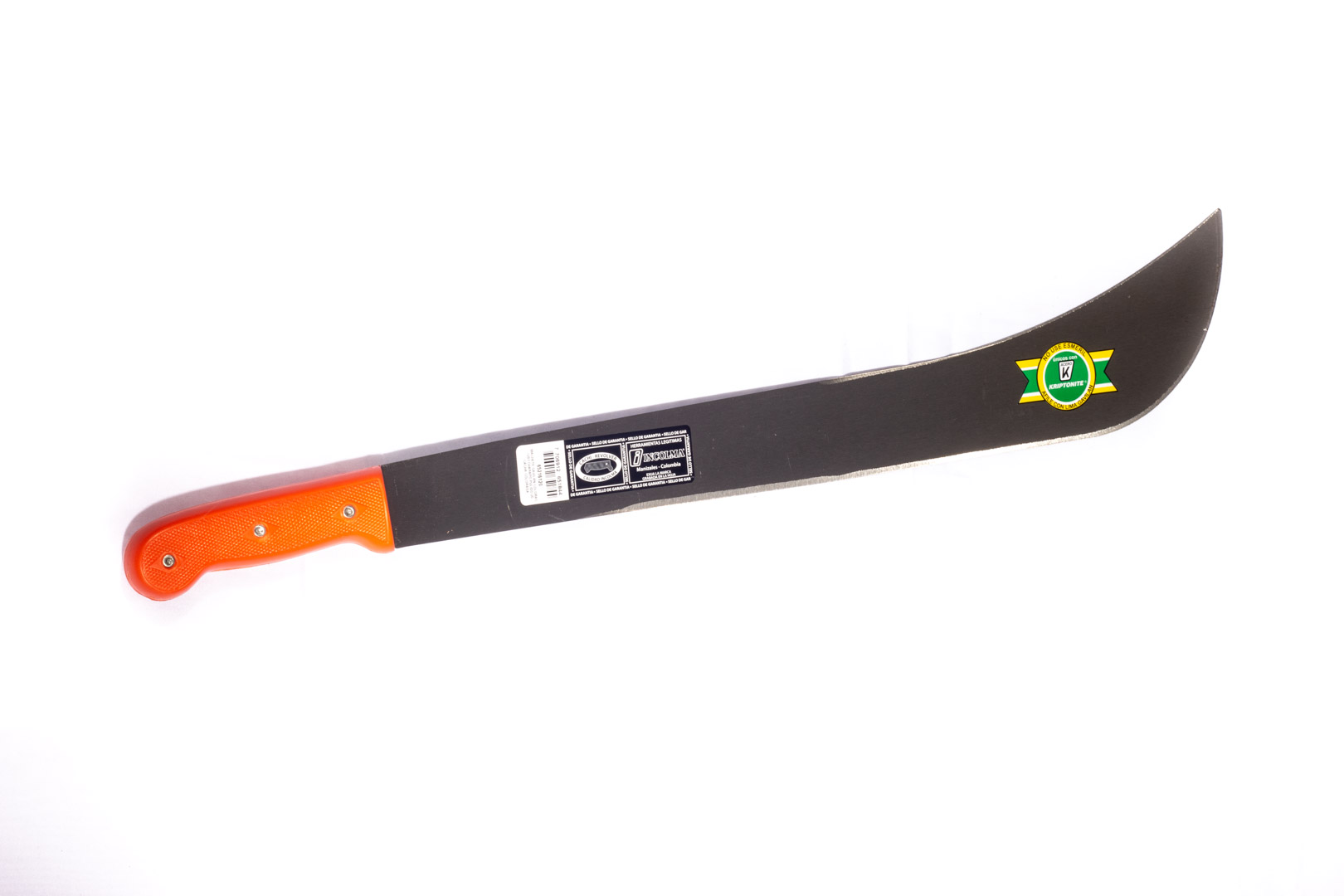 MACHETE GAVILAN  CHARAPO M/ PLASTICO NARANJA (1X24)