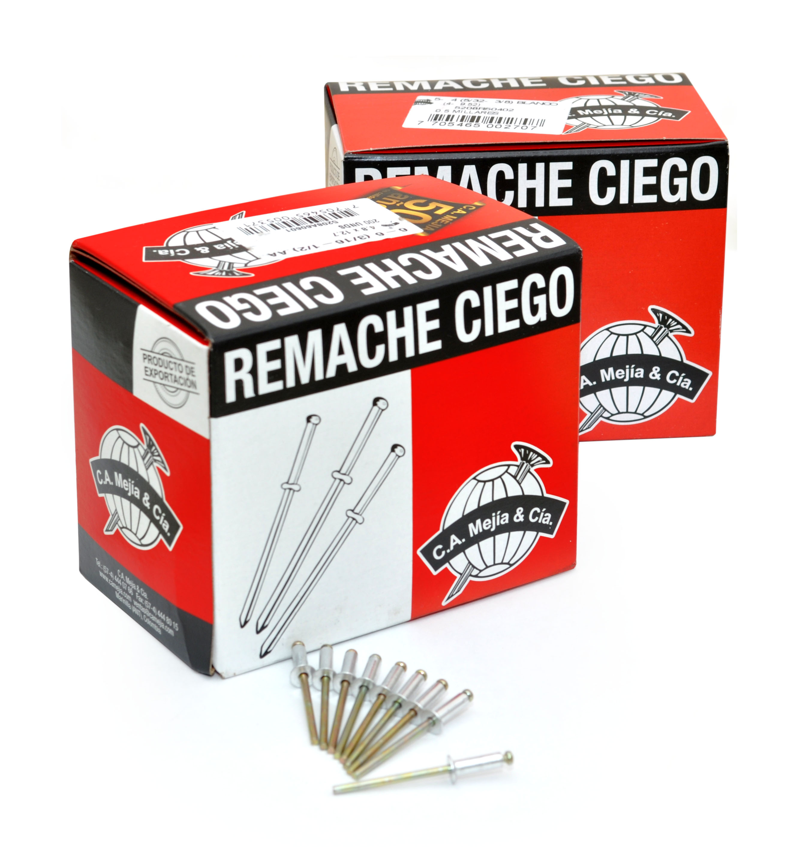 REMACHE 6-6 ALA ANCHA 3/16 X 1/2 (1X200) MEJIA
