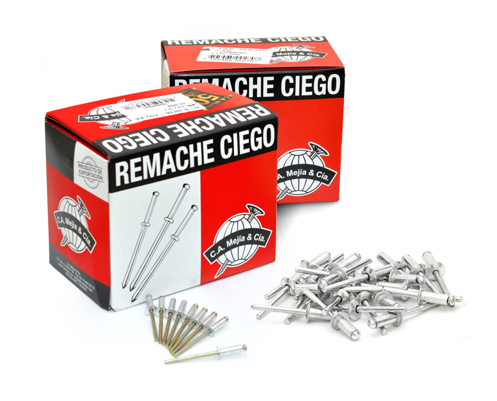 REMACHE CIEGO 4-7  1/8 X 9/16 (3.2 X 14.29MM) (1X500) MEJIA