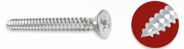TORNILLO LAMINADO CABEZA PLANA 10X1 MEJIA (1X500)